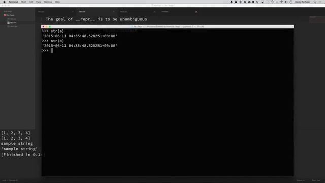 Python Scripting Tutorial str & repr смотреть онлайн