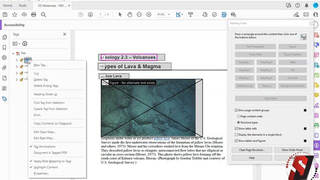 Reading Order Tool in Adobe Acrobat DC смотреть онлайн