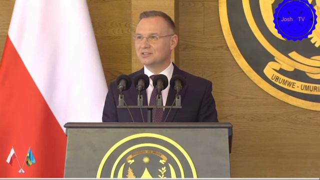 PRESS CONFERENCE WITH PRESIDENT OF POLAND AND PRESIDENT OF RWANDA (Live In Kigali)