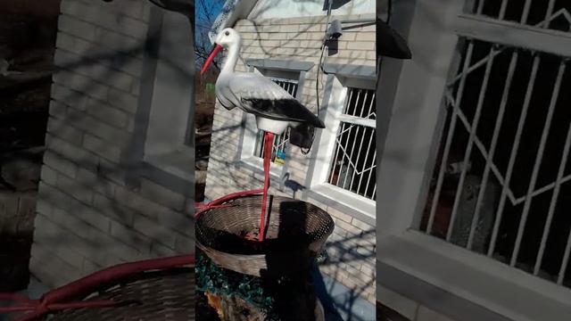 Садовая фигурка аист смотреть онлайн