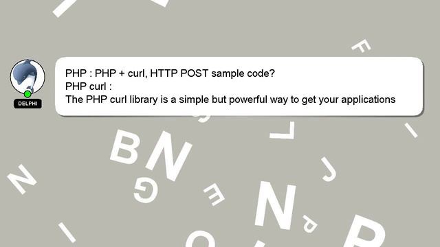 PHP : PHP + curl, HTTP POST sample code? смотреть онлайн