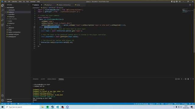 Discord Bot API calls with Slash Command using Node JS смотреть онлайн