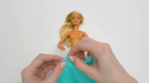 Красивые платья для куклы Барби без шитья