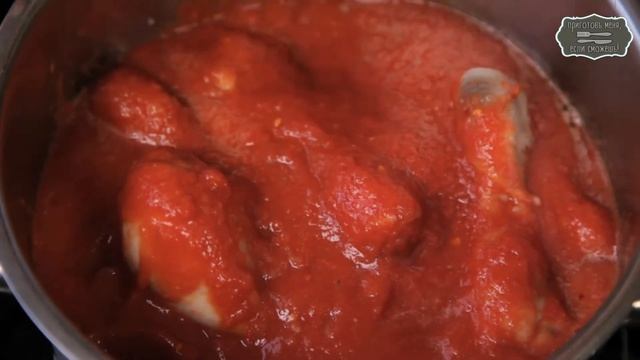 Nkaakra - африканский куриный суп с томатами