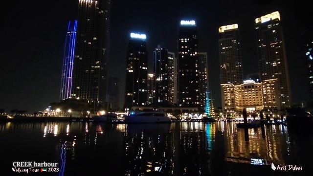 Dubai 2023 | Beautiful Dubai Creek Harbour At Night