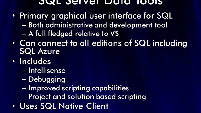 6 SQL Server Data Tools смотреть онлайн