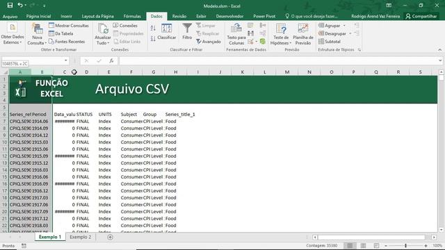 Arquivo CSV [Funcionalidade #1] смотреть онлайн