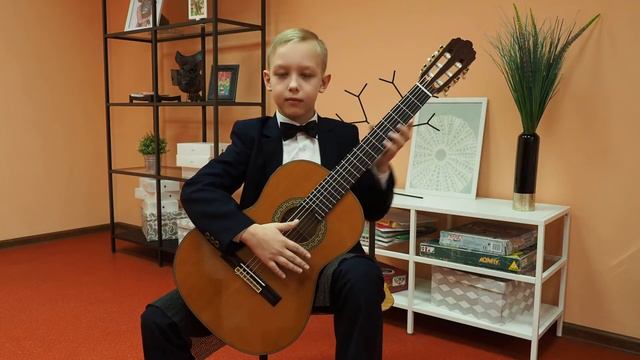 Савельев Артем 10 лет Н.Кошкин " Пилигрим". Обработка Хосе де Аспиазу " El vito" смотреть онлайн