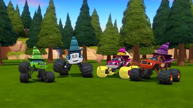 Makeover Machines #29 w/ Halloween Dragon Blaze! | Games for Kids | Blaze and the Monster Machines смотреть онлайн