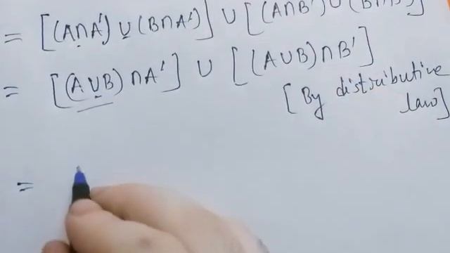 Prove that A symmetric difference B = (A U B) - ( A intersection B) Problem on Sets #4 смотреть онлайн
