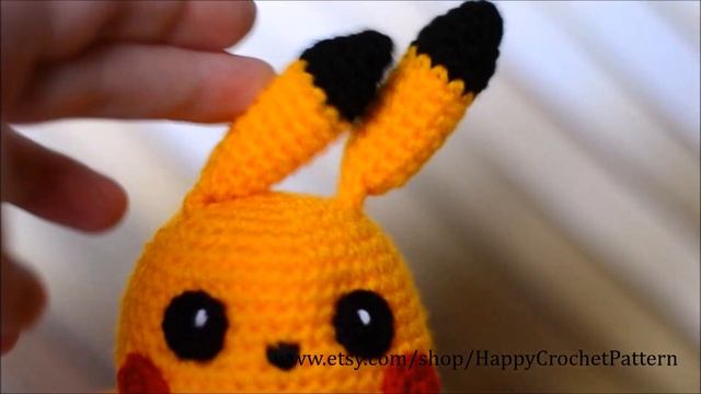 Pokemon Pikachu and Pokeball. Crochet pattern. Tutorial смотреть онлайн