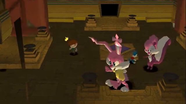Tiny Toon Adv: DOTU (PS2) - Pyramid Room 3 Battle in VS Mode смотреть онлайн