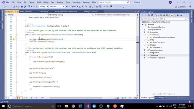Creating a Web Api with Asp Net Core, Scaffolding Controller смотреть онлайн