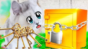 КОШКИ Нашли 1000 Ключей К Таинственному Ящику!