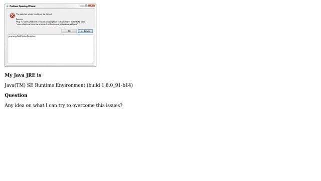 Salesforce: Force IDE 2 BETA not working due to java.lang.NullPointerExceptions смотреть онлайн