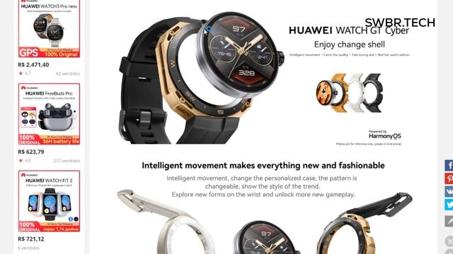 Lançamento HUAWEI WATCH GT CYBER - VISUAL ÚNICO e FUNÇÕES AVANÇADAS! Mas já vale a pena comprar? смотреть онлайн