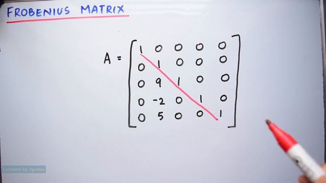 FROBENIUS MATRIX | TYPES OF MATRICES | VERY EASY смотреть онлайн