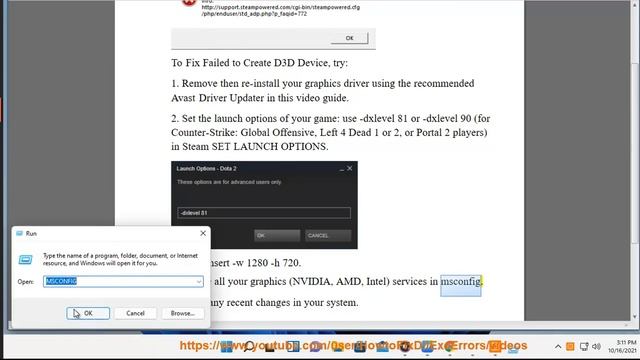 Fix Failed to Create D3D Device in Steam Windows 11/10/8/7 смотреть онлайн