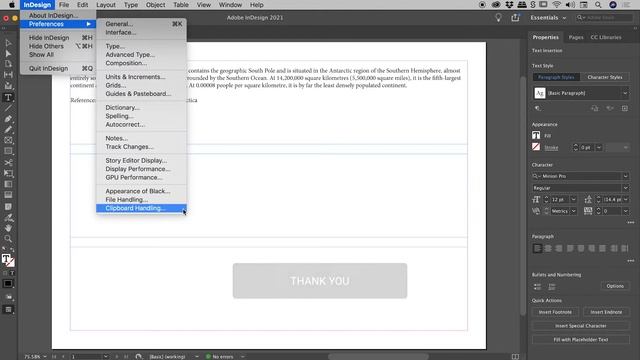 Paste Text into InDesign With or Without Formatting смотреть онлайн