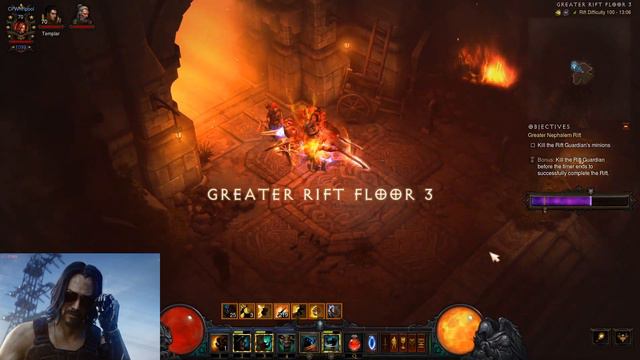 GR [100] Bul-Kathos's Oath Set / Whirlwind Barbarian / Solo Speed Farming / DIABLO 3 S19 / смотреть онлайн