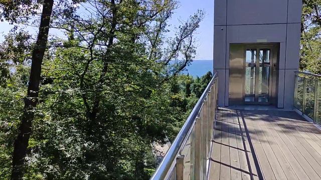 Сочи, санаторий Магадан,на лифте к морю. смотреть онлайн