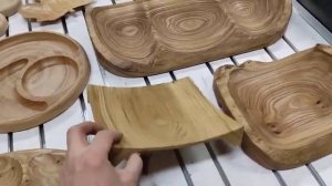 Менажницы из цельного дерева