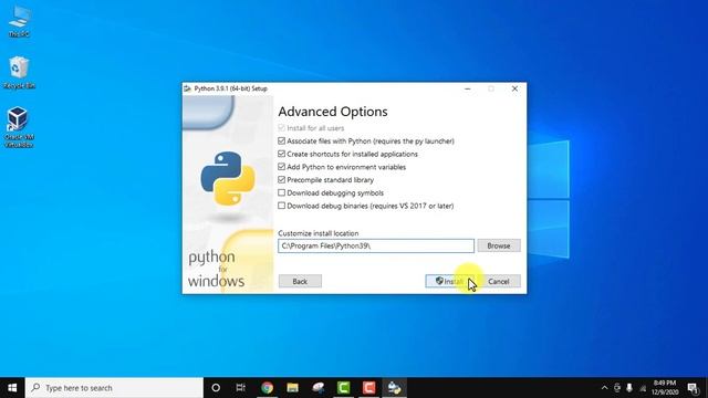 How to install Python 3.9.1 on Windows 10 смотреть онлайн