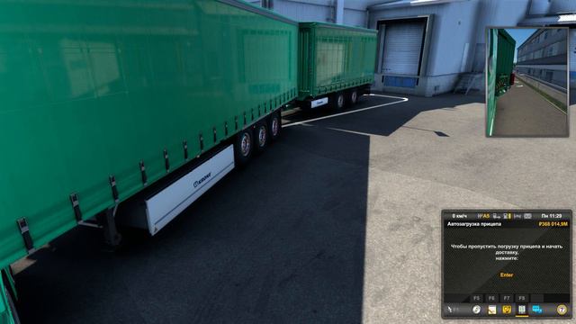 Большегруз 71RUS ~Euro Truck Simulator 2~ SCANIA S770 V8 NEW GRIFFIN 6х2(4) с KRONE ~Парковка сцепк смотреть онлайн