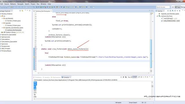 Curso Java. Streams V. Escribiendo archivos Streams Byte II. Vídeo 156 смотреть онлайн