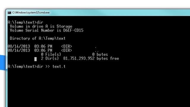 How to Send DOS Output to Text : Google, Java & More смотреть онлайн
