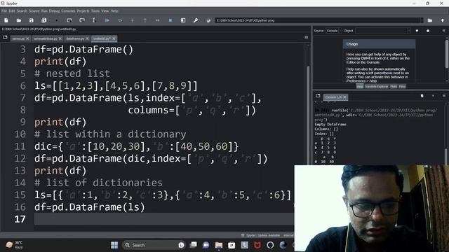 Pandas DataFrame Creation Methods Part-03 | Class 12 Informatics Practices смотреть онлайн