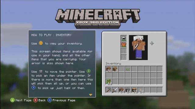 Minecraft on Xbox 360 | Main Menu Interface guide (1600 MS Points) смотреть онлайн