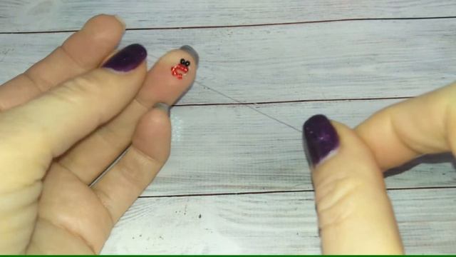 Божья коровка из бисера / кольцо с божьей коровкой Туториал смотреть онлайн