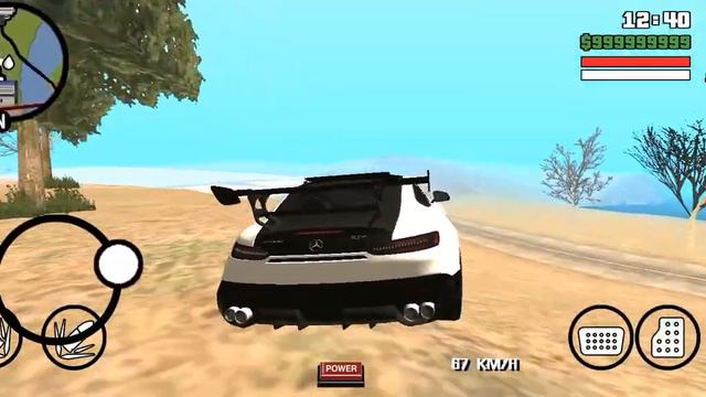 Угнал Mercedes Benz AMG в GTA San Andreas МОДЫ смотреть онлайн