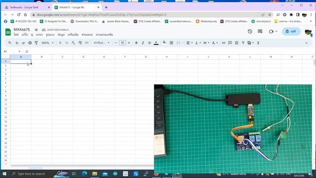 Arduino#85 Send Data From ESP32 to Google Sheet | สอนใช้ ESP32 วัดอุณภูมิส่งเข้า Google Sheet ง่ายๆ смотреть онлайн