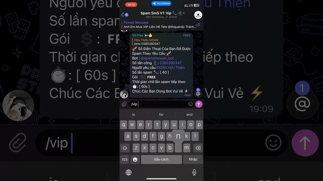 Share Link Nhóm Spam SmS Free 100% Spam Chết Nạn Nhân !! смотреть онлайн