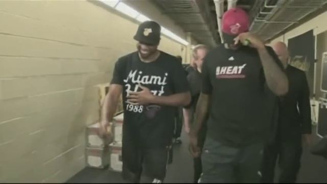 Wade and Lebron James Mock Dirk Nowitzki смотреть онлайн