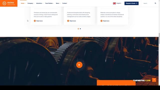 Rika - Factory And Industry WordPress Theme Industrial Chemicals Industrial