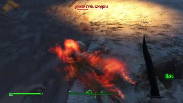 Fallout 4. По пустоши с ножом. # 18 Прогулка смотреть онлайн