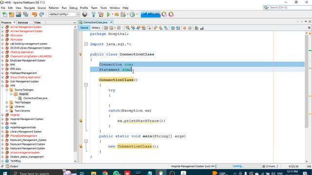 02 - Hospital Management System Java Project | Connection with Database | NetBeans MySQL Database смотреть онлайн