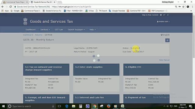 HOW TO REVISE GSTR 3B, HOW TO RESET / EDIT / rectify GSTR 3B, after Submitted ! RESET LIVE DEMO смотреть онлайн