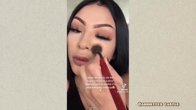 Copy And Paste! Latina Makeup ✨ #makeup #latina #copyandpaste #grwm