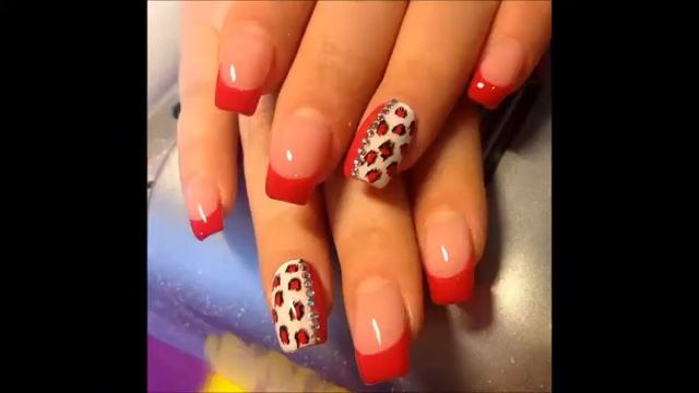 Красный френч: модные варианты дизайна и оформление ногтей смотреть онлайн