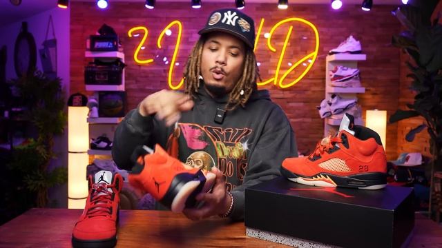 Raging Bull 2.0 ? Air Jordan 5 " Dunk On Mars " Review And On Foot смотреть онлайн