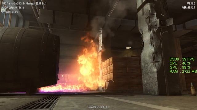 $55 PC + GeForce GT 1030 -- Phenom II X4 945 -- Mafia II Benchmark смотреть онлайн