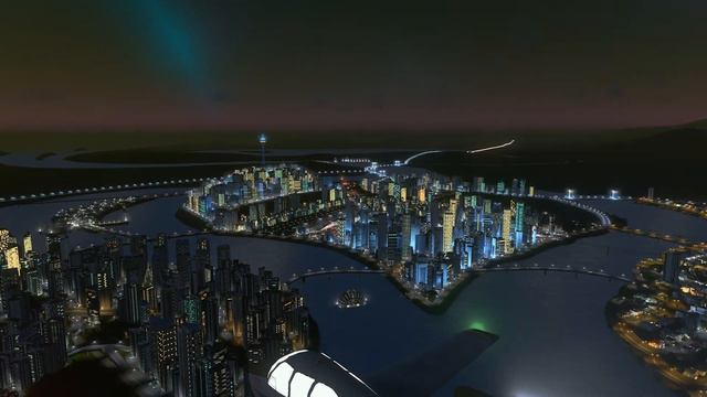 🎡 Cities Skylines - 01. Город, строившийся 5 лет. Общий вид. Под видео немного бриологии. смотреть онлайн