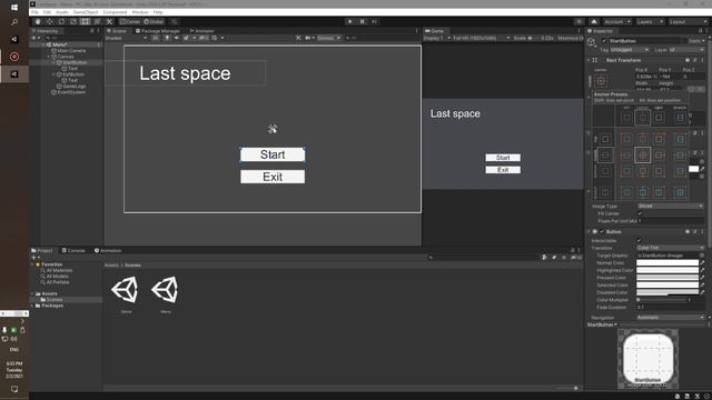 Unity - Last Space - UI - 36 смотреть онлайн