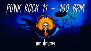 Punk Rock Drum Track - 150 BPM | Backing Drums | Only Drums