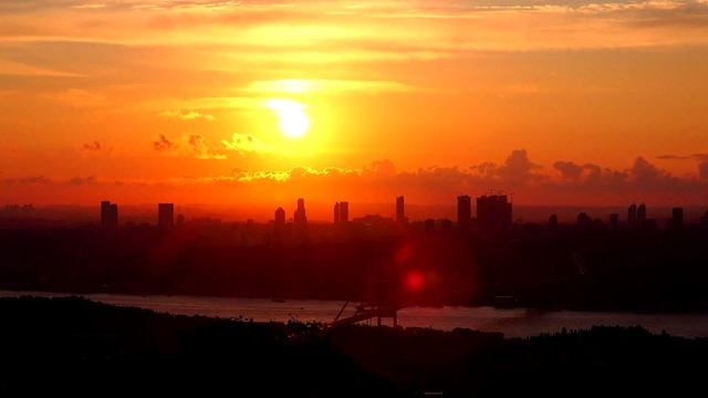 sony fdr ax100 istanbul sunset... смотреть онлайн