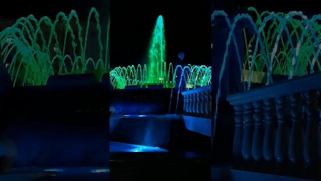 Приезжайте в Ставрополь, световой фонтан на площади, очень красиво и романтично, 2023 смотреть онлайн